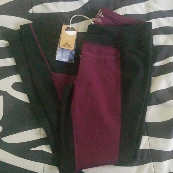 Prana leggings pants yoga gym workout activewear athletic sportswear medium new - Picture 4 of 8